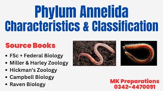 Phylum ANNELIDA Characteristics Phylogeny amp Classification Complete Chapter  Kingdom Animalia [upl. by Nylhsoj]