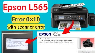 L565 সমাধান করুন Error 0×10 with scanner error 10 খুব সহজেই  How to fix Error 0×10 amp scanner error [upl. by Eilrac]