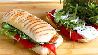 How to make Panini easy snack food recipe [upl. by Scrogan]