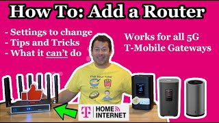 ✅ How To Add A Router To TMobile Home Internet 5G Gateways  Tips and Tricks [upl. by Daitzman725]