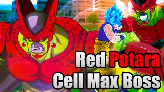 The ULTIMATE DBZ NIGHTMARE Red Potara Cell Max Is IMPOSSIBLE  Dragon Ball Z Tenkaichi 3 [upl. by Ahsinert]