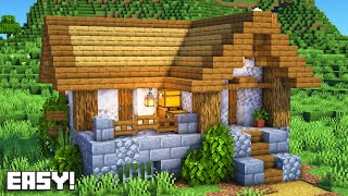 Minecraft How To Build a Small Survival Starter House Tutorial  FunBook [upl. by Arerrac919]