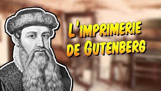 Histoire  Linvention de limprimerie par Gutenberg [upl. by Hayn]