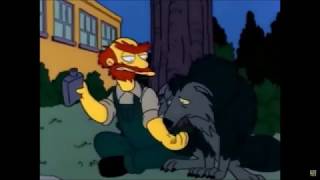 Groundskeeper Willie vs Wolf [upl. by Niltiak]