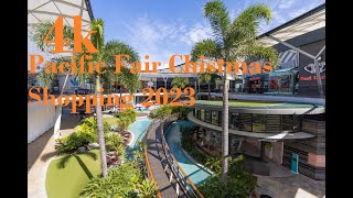 4k Pacific Fair Christmas Shopping Gold Coast Queensland Australia [upl. by Gaulin621]