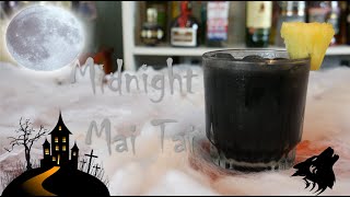 Midnight Mai Tai  Halloween Cocktail Recipes [upl. by Previdi766]