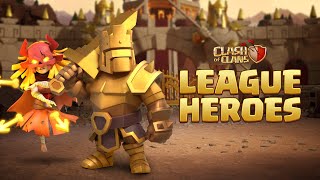 Best League Hero Skin Clash of Clans Official [upl. by Nosemaj]