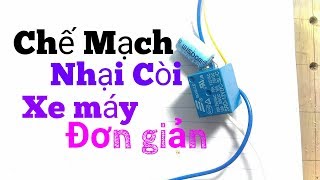 NtkLab  Chế mạch nhại còi xe máy đơn giản  Hướng dẫn làm mạch nhại còi [upl. by Rhoads234]