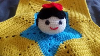 Tuto doudou princesse Blanche Neige crochet [upl. by Aisercal]