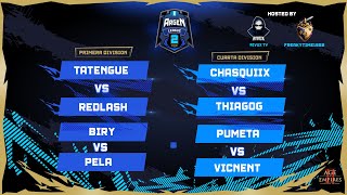 TATENGUE VS REDLASH  BIRY VS PELA 1ERA DIV CHASQUI VS THIAGOG  PUMETA VS VICNENT 4TA DIV AOE2 [upl. by Behn549]