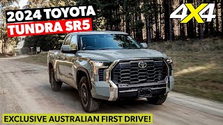 2024 Toyota Tundra SR5 review Exclusive Australian first drive  4X4 Australia [upl. by Lehcer]