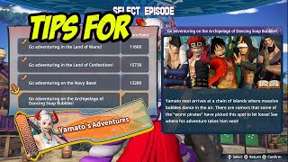 HOW TO ACCESS THE YAMATO STAGES AND TIPS FOR BEATING THEM ONE PIECE PIRATE WARRIORS 4 DLC [upl. by Airan]