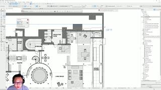 ARCHICAD TUTORIAL  Villa Tugendhat  PART 1  How to draw a Floor plan [upl. by Ardnahsal]