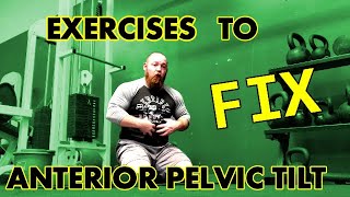 Part II Fixes Tips and Tricks  Correction Exercises and Stretches for the Anterior Pelvic Tilt [upl. by Ellyn]