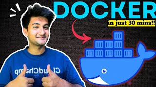 Complete Docker course in 30 mins  Docker Tutorial for Beginners 2024 [upl. by Naitsihc346]