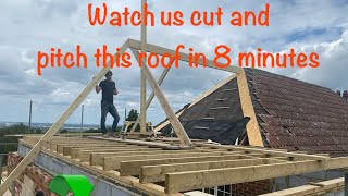 Timber framing the first floor extension  The Home Extension  Episode 16 [upl. by Rednazxela903]