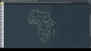 Musical Map of Africa Midi Art [upl. by Carolann]