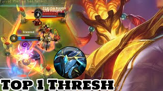 Wild Rift Thresh  Top 1 Thresh Dragon Lantern Skin Gameplay Rank [upl. by Towers]