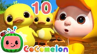 Count to 10 Little Duckies  CoComelon Animal Time  Animals for Kids [upl. by Samuela]