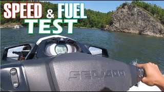 Sea Doo GTI Speed amp Fuel Economy TEST [upl. by Komarek]