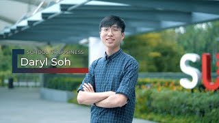 SUSSClassOf2022  Daryl Soh  School of Business SBIZ  SUSS [upl. by Garett]