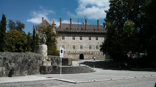 Touring the Paco dos Duques de Braganca Palace of the Dukes of Braganza in Guimaraes Portugal [upl. by Neural]