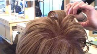 TWIG hair lounge  styling lesson with flat iron Betsy [upl. by Tamqrah995]