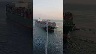 DEV KONTEYNER GEMİSİ automobile shiptaşımacılık deniz sea america china [upl. by Yerffoj]