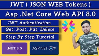 JSON Web Tokens JWT in NET 8 Web API 🔒  User Registration  Login  Authentication [upl. by Nyar]