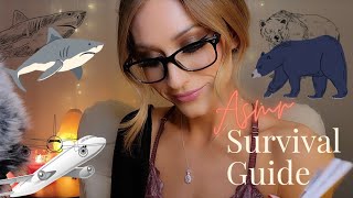 ASMR  🐻 Worst Case Scenario Survival Guide 📙💕 whispered interesting facts [upl. by Damalus219]