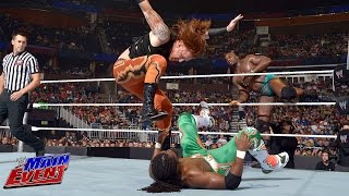 Big E amp Kofi Kingston vs Heath Slater amp Titus ONeil WWE Main Event July 22 2014 [upl. by Abate]