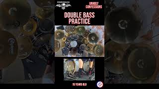 DOUBLE BASS PRACTICE  A7X  UNHOLY CONFESSIONS  Bosphorus Cymbals shorts [upl. by Mccord]