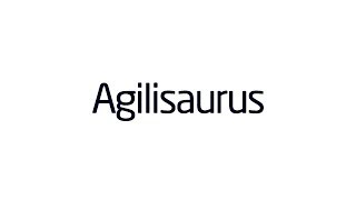 Agilisaurus [upl. by Asel188]