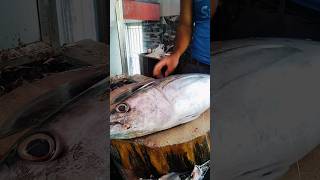 Tuna fish cutting skill youtubeshorts viralshorts trending tiktok seafood shortvideo [upl. by Oflunra122]