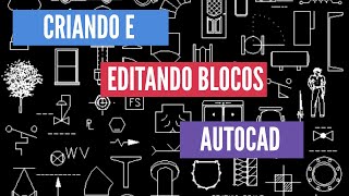 Aprenda a como criar e inserir blocos no AutoCAD todas as versões [upl. by Kwasi604]