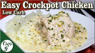 Easy Crockpot Chicken – Low Carb Keto Slow Cooker Chicken Recipes [upl. by Shelden929]