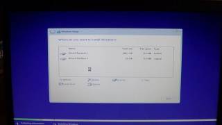 Clean Install of Windows 10 Creators update part 3 Partitioning and formatting [upl. by Eiramannod]