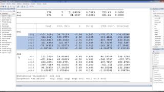 Stata Prueba de exogeneidad endogeneidad HausmanGujarati [upl. by Dyolf]