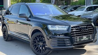 2016 Audi Q7 S Line  All Black  21 Inch Alloys  Power Towbar  for sale at George Kingsley [upl. by Anidem]