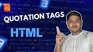 HTML Quotation Tags How to Use Blockquote and Q Effectively  Cyber Tech Creations [upl. by Girovard]