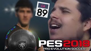 TIREI UM LEGEND 89 NO PES 2018 [upl. by Aicittel]