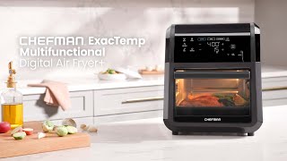 CHEFMAN® ExacTemp™ Multifunctional Digital Air Fryer [upl. by Saticilef]