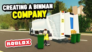 Building My Own BINMAN COMPANY in Roblox UKRC Redwood County [upl. by Whit]