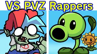 Friday Night Funkin VS Plants vs Rappers FULL WEEK  Cutscenes FNF ModCrazy PVZ ModZombies [upl. by Eittocs]