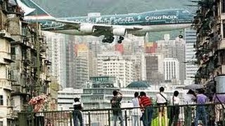 Plane Spotters Kai Tak Hong Kong Airport 1998 [upl. by Minnie]