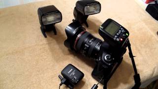 Canon 600EXRT with STE3RT Speedlight Transmitter [upl. by Hgielram]