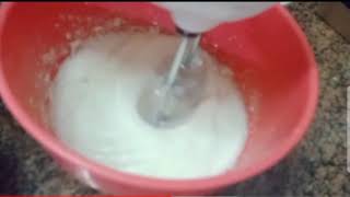 How to make Boiled Icing without boiling shugar super easy way। সব চাইতে সহজ কেক্ এর ক্রীম রেসিপি। [upl. by Yelime]