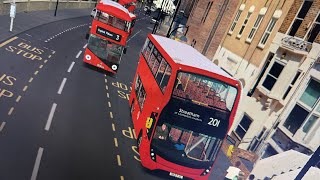 OMSI 2 Addon London  Route 201  Herne Hill  Streatham Station  Studio polygon Lite  London [upl. by Gertrude366]