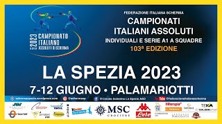 Campionati Italiani Assoluti La Spezia 2023  quinta giornata pedana GIALLA [upl. by Anihpesoj]