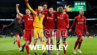 Inside Wembley Chelsea v Liverpool  Incredible behindthescenes from League Cup win [upl. by Oilime297]